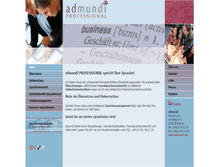 Tablet Screenshot of admundi.com